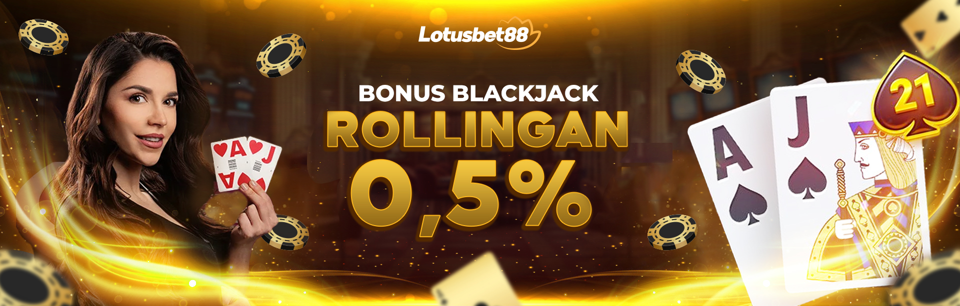 BONUS MINGGUAN BLACKJACK