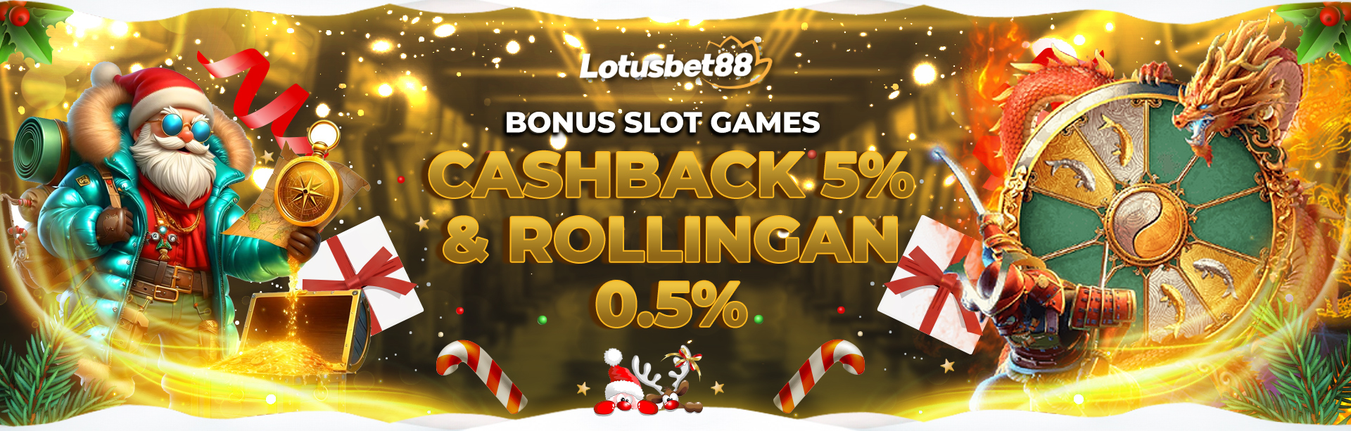 BONUS CASHBACK DAN ROLLINGAN SLOT