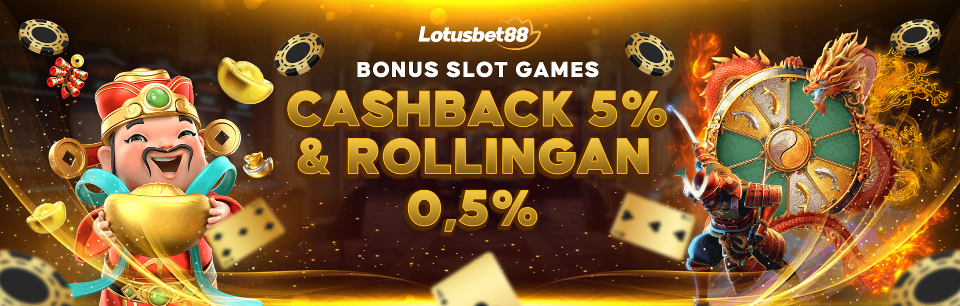 BONUS CASHBACK DAN ROLLINGAN SLOT