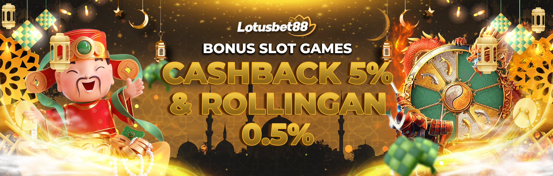 BONUS CASHBACK DAN ROLLINGAN SLOT