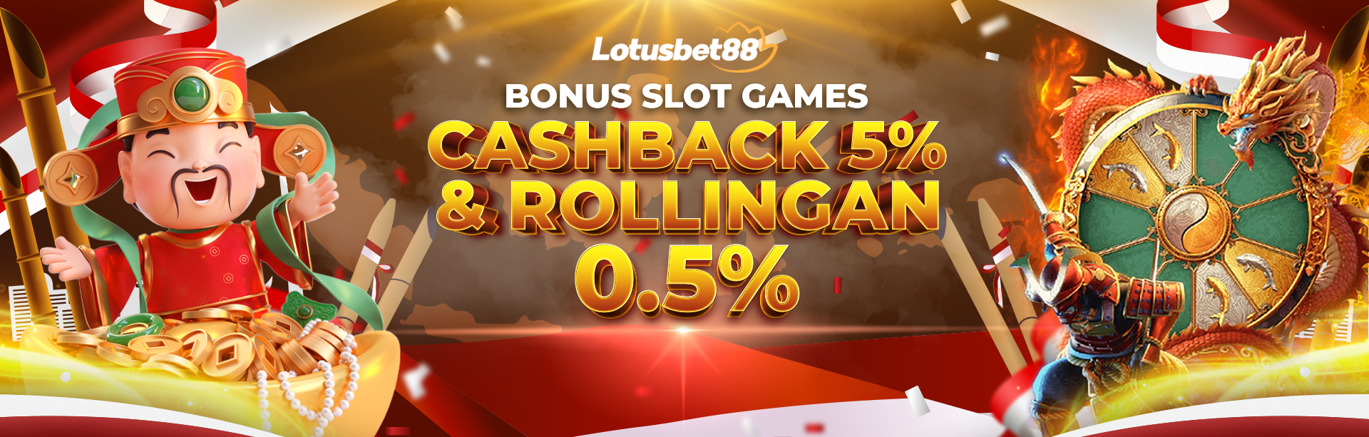 BONUS CASHBACK DAN ROLLINGAN SLOT