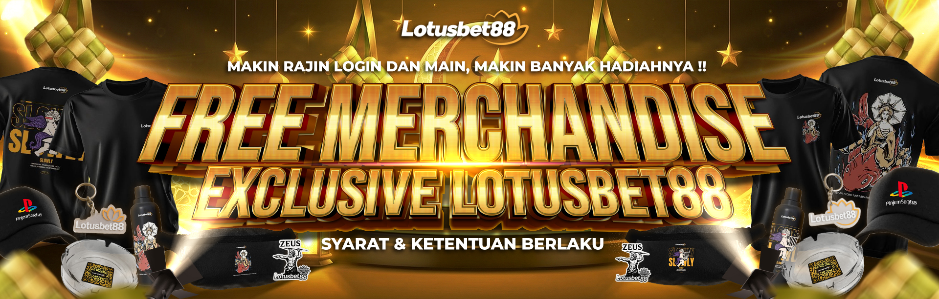 EVENT ABSENSI DEPOSIT FREE MERCHANDISE