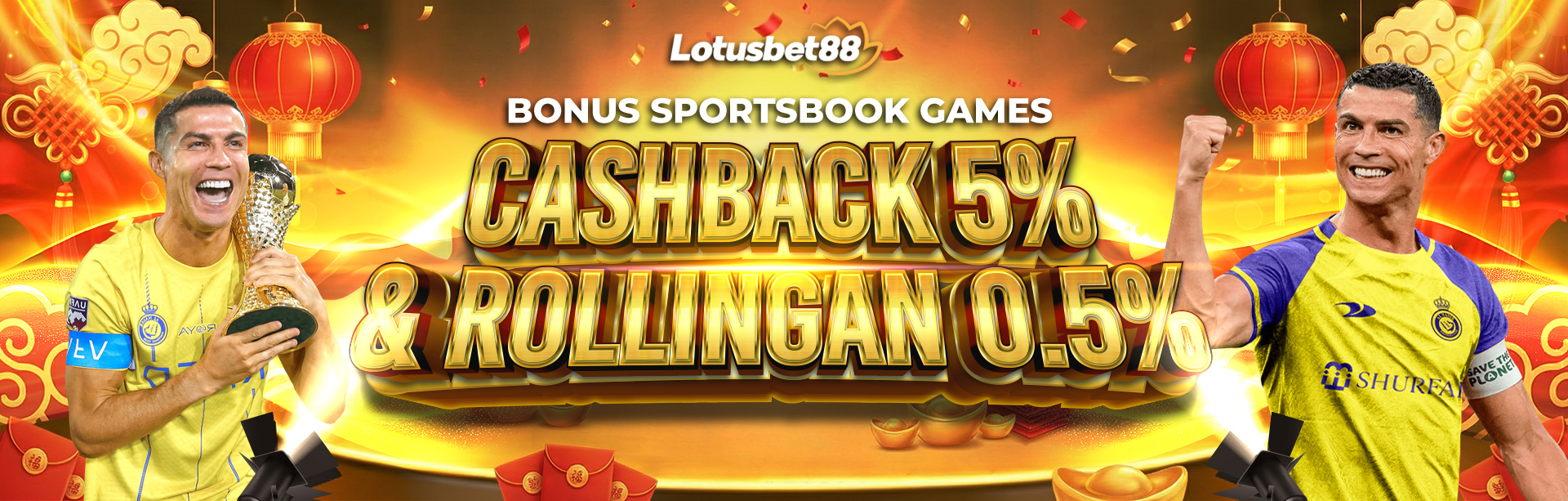 BONUS CASHBACK DAN ROLLINGAN SPORTSBOOK