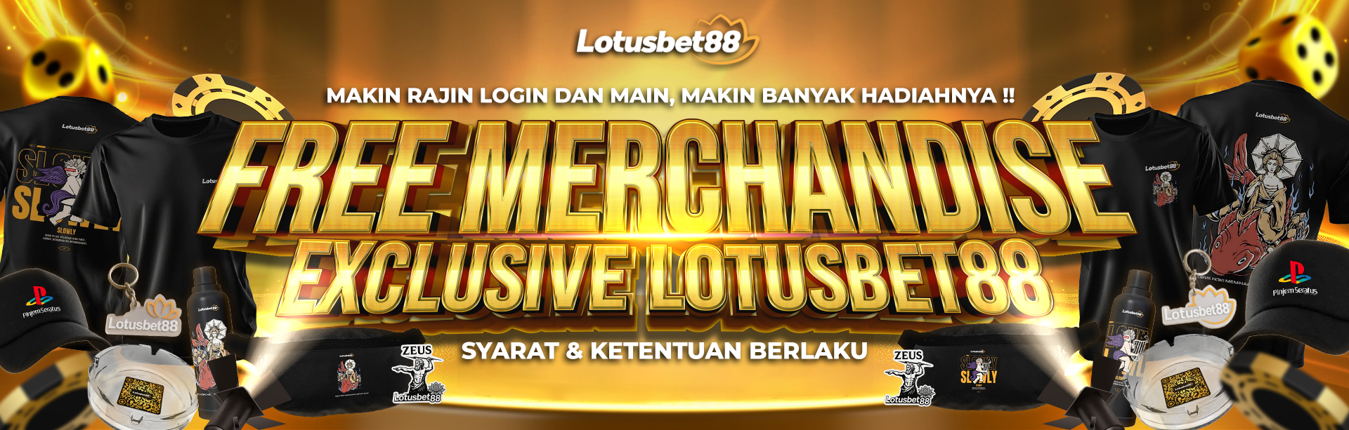 EVENT ABSENSI DEPOSIT FREE MERCHANDISE