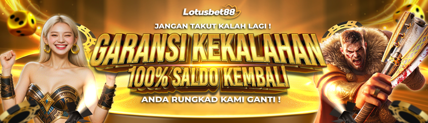 BONUS GARANSI NEW MEMBER 100%